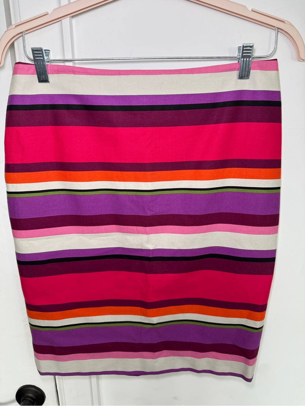 Vintage Liz Claiborne Striped Pencil Skirt Multi-Color Size 8 EUC